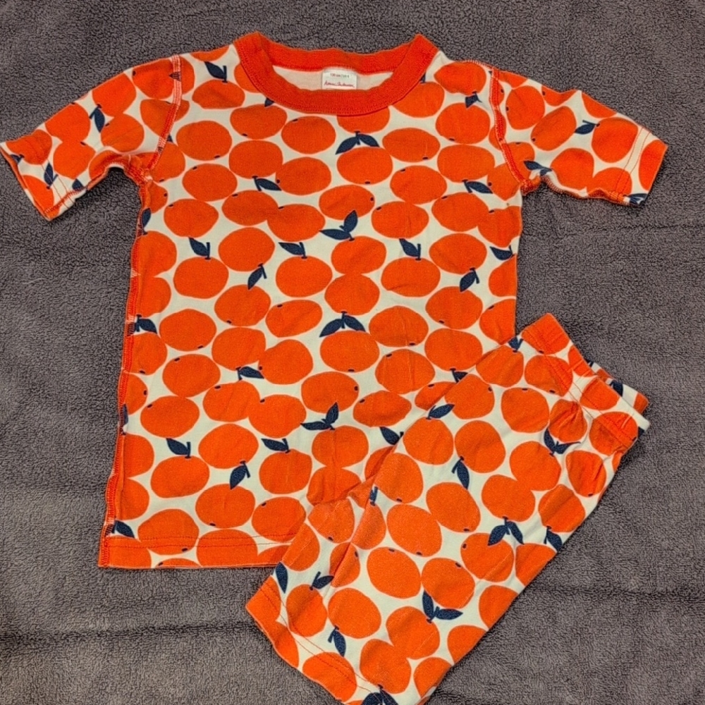 Hanna Andersson Orange Kids Pajamas